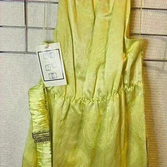 AliRo chartreuse cocktail dress - Picture 6 of 10